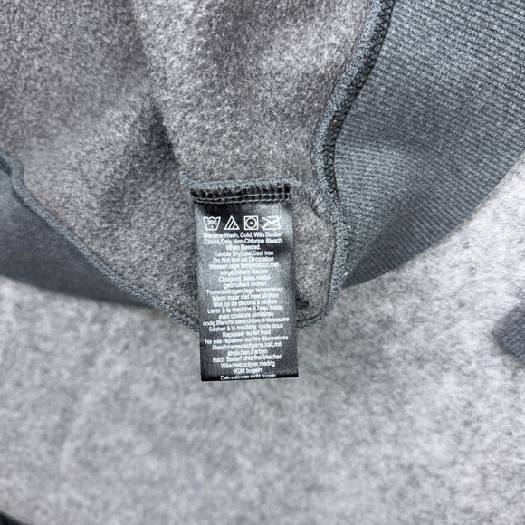 Harley Davidson Hoodie Mens XL Gray Embroidered Motorcycle Biker Full Zip Y2K - Picture 11 of 13